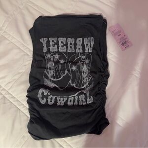 Target Black Graphic Muscle Tee